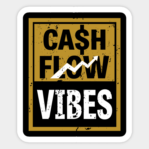 Cashflow Vibes Sticker by Cashflow-Fashion 